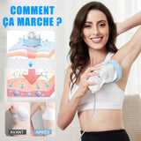 Masseur 25W masseur electrique portable avec 3 coussinets lavables masseur electrique professionnel pour l'abdomen fesses jambes