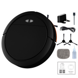 Robot aspirateur 4000pa 6000mah 4 niveaux de réglage Wi-Fi aspirateur robot avec 335ml boîte à poussière et 100ml réservoir d'eau