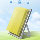 Lumière solaire de jardin  100W  15000AH Protection contre la pluie et la foudre  Télécommande intelligente  Imperméable à l'eau