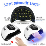 X10MAX lampe d'art d'ongle 220W lampe UV ultraviolette haute puissance lampe de photothérapie d'art d'ongle lampe LED d'art d'ongle