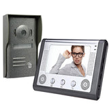 Sonnette d'interphone visuelle 7 pouces villa utilitaire vision nocturne imperméable à la pluie HD digital one-to-one doorphone