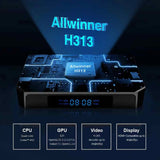 TV Box 4K lecteur multimédia 2GO RAM 16GO ROM transformer votre TV en smart TV HD multimedia interface HDMI mémoire flash noir