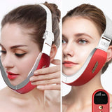 Instrument de beauté 6 modes appareil de massage facial électrique affermit le menton lifte la peau du visage massage facial rouge