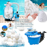 Balles filtrantes 1600g boules filtre piscine balles filtrantes média filtre à fibres pour piscine filtres sable filtrage de l’eau