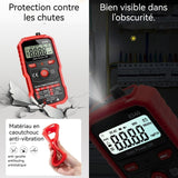 Multimètre numérique Haute précision Protection intelligente contre les surcharges NCV sans contact Mesure automatique Ménage