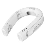Ventilateur de nuque suspendu   4000 mA   Refroidissement à deux canaux  Apport d'air ambiant à 360  Ventilateur de nuque sans pales