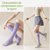 haussettes de yoga 2PCS pour mollets antidérapant haute élasticité léger et antidérapant chaussettes de sport bas de contention