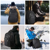 Sac à dos 50x35x21cm grande capacité multifonction respirant et décompressif conception antivol port de chargement USB externe