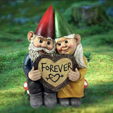 Ornement de Pâques pour couple nain Ornement d'amour de Pâques Décorations de Thanksgiving Home Table Garden Ornament Character