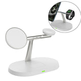 Support de chargement sans fil   Conception 3 en 1   Chargeur sans fil magnétique  Angle réglable  Base de chargement sans fil