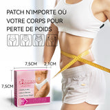 Patch minceur au miel 7,5 x 7,5 x 2 cm 30 pièces Ingrédients naturels Raffermit rapidement la peau Sculpte les contours du corps