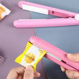 Machine à sceller les plastiques  Version filaire  Peut être utilisé comme fer à friser   Compacte et portable   Mini-scelleuse