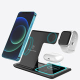 Chargeur sans fil   Conception 3 en 1   Chargement multi-appareils   Protection multiple   Ouverture/fermeture à 60° par basculement