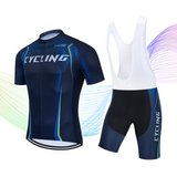 Maillot de cyclisme 65-75kg poids L vêtements taille manches courtes cuissard court gel 3D rembourré maillot de cyclisme respirant