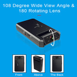 Caméra de surveillance HD 1080P  Connexion WiFi  Surveillance de la maison  Vision nocturne infrarouge  Support de la carte TF