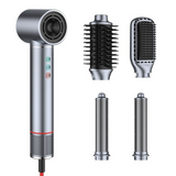 Thermal brush 1400W 5 en 1 peigne à air chaud faible bruit multifonctionnel avec 3 modes de vitesse du vent et de température
