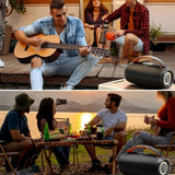 Enceinte 27 cm 50 W Qualité sonore Hi-Fi sans perte 3,5 heures d'autonomie Son puissant et éclairage RVB coloré Enceinte bluetooth