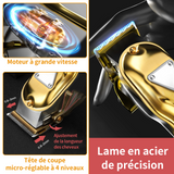 Tondeuse cheveux 10W USB 0.8-2mm 2500mAh tout en métal tondeuse à cheveux intelligente LCD affichage numérique tondeuse à cheveux