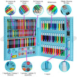 Dessin crayons 150 PCS malette de coloriage enfants aquarelle crayon enfants dessin kit crayons de couleur ensemble crayon peinture
