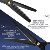 iseaux de coiffure 17cm 10PCS Acier inoxydable Argent brillant poli miroir Convient à de nombreuses occasions Ciseaux Coiffure