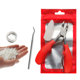 oupe-ongles 12,5x6,5cm rouge coupe-ongles à bec de faucon acier inoxydable de haute qualité 50 tampons à ongles avec dissolvant