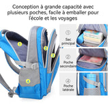 artable 45 x 30 x 20 cm grande capacité imperméable adapté aux garçons et aux filles du CP au CM2 cartable pour enfants rose