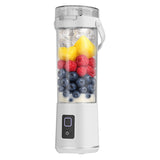 Mini Blender 9,5 x 8,3 x 26,5 cm 600 ml Lame à 12 lames Longue durée de vie de la batterie pour un jus rapide en déplacement