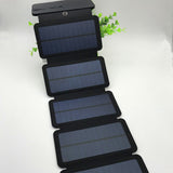 Chargeur de téléphone portable solaire pliant de panneau de charge de batterie solaire de banque de puissance extérieure pratique
