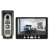 Sonnette d'interphone visuelle Pratique 7-inch HD LCD métal machine externe vision nocturne portier étanche