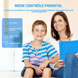 Tablette enfants 10 pouces 6000mAh avec 64GB ROM 1280 x 800P tablette pour enfant avec applications pré-Installé contrôle parental