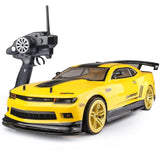 Voiture télécommandée 2.4GHz 4WD RC voiture l'échelle réaliste voiture de course à dérive 70kmh jouet automobile modèle de dérive
