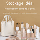 Trousse de maquillage sac de rangement cosmétique portable sac de maquillage fait à la main trousse de toilette fait à la main