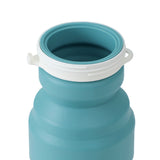 Tasse mini pliante Tasse en silicone Tasse à café Tasse de voyage extensible 320ml Convient pour le pique-nique Camping Vert