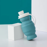 Tasse mini pliante Tasse en silicone Tasse à café Tasse de voyage extensible 320ml Convient pour le pique-nique Camping Vert
