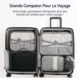 trousse de toilette 200 g Stockage polyvalent Matière en tissu Oxford Fermeture à glissière lisse Conception à grande capacité
