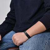 Bracelet homme en acier tungstène Bracelet céramique en acier titane Bracelet unisexe Bracelet homme Bracelet sport