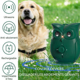 Anti aboiement chien ultrason sans fil 3 niveaux réglables dispositif anti-aboiement rechargeable anti aboiements chiens portable