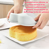 Moule à gâteau 2 pcs 9 pouces et 10 pouces moule à gâteau en silicone amour moule à pâtisserie plaque à pâtisserie en couches bleu