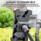 Support telephone velo compatible smartphones de 4.8-6.8 avec pnce de à dégagement rapide pour trotinette electrique scooter VTT