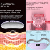 Ceinture de palais chaude 50-60 degrés celsius 3 niveaux de température et 4 niveaux de massage machine ceinture masseur de ventre