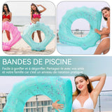 Anneau de natation 100x110cm diamètre intérieur 35cm bouée de natation estivale de natation estivale en PVC en forme coquillage