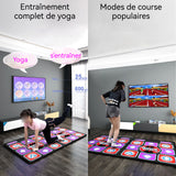 Tapis de danse 165x90 cm pour enfants et adultes 13 mm d'épaisseur interface av convient facile à nettoyer forte interactivité