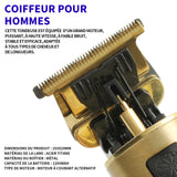 Tondeuse a cheveux 1200mAh afichage numerique netoyeur corps entier afichage numerique silencieux outils electriques sans fil rasoir