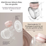 Tire-lait portable Tire-Lait Électrique Mains Libres avec 3 Modes et 9 Niveaux Affichage LED Pompage Puissan Ultra-Silencieux