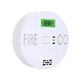 Détecteur de monoxyde de carbone 85 db détecteur de fumée avec écran LCD 24h protection ininterrompue detecteur monoxyde carbone