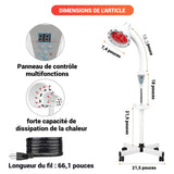 Lampe infrarouge lampe beauté lampe LED chauffage uniforme faible bruit angle réglable adapté aux instituts de beauté domestique