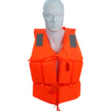 Gilet de sauvetage tissu oxford imperméable flottabilité supérieure à 7,5 kg sifflet au col conception de bande réfléchissante