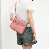 Nouvelle mode Simple sac à bandoulière dames grande capacité polyvalent résistant à l'eau sac à dos sac de messager sac en Nylon