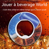 Bouteille d'eau 650ml avec 7 types de capsules de saveur de fruits Bouteille d'eau de sport adaptée aux sports de plein air noir
