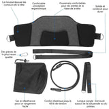 Hamac de cou portable traction cervicale pour soulagement de fatigue cou soulager la fatigue hamac cou avec bandoulière amovible